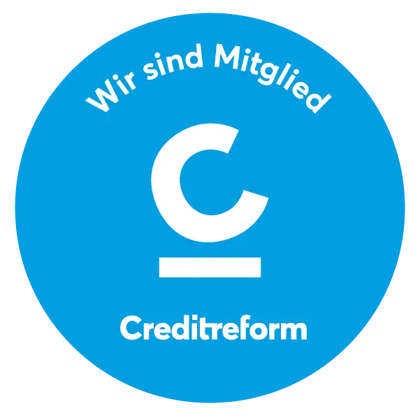Siegel Creditreform - SB-Security ist Mitglied bei Creditreform